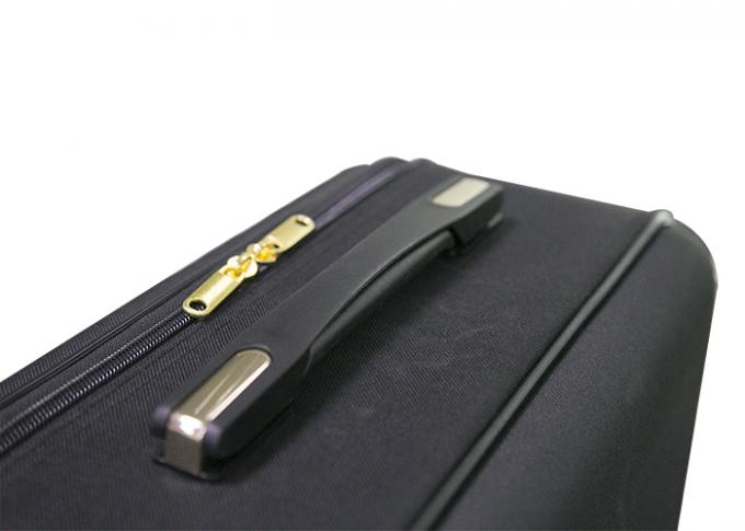 Mini Black EVA Travel Case Briefcase for Business Trip with Pull Rod
