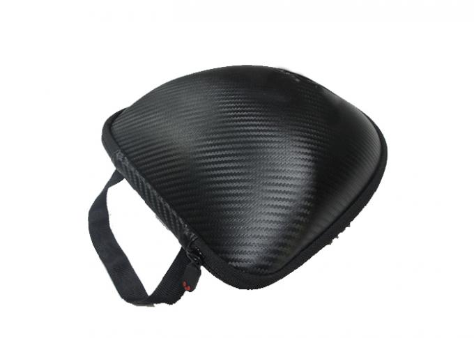 Bicycle Helmets Hard Eva Case Carbon Fiber PU Waterproof Carrying