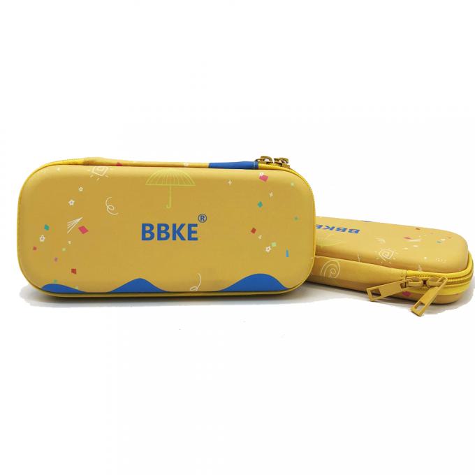 ECO Friendly Promotion Hard Cover Pencil Case , Eva Zipper Case