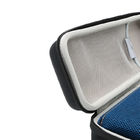 Shockproof Zipper Closure Black EVA Speaker Case