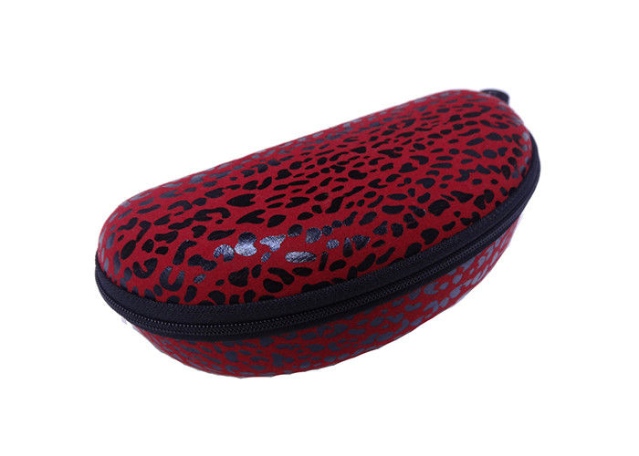 Lightweight Glasses Case / EVA Carrying Case Leopard Print Durable and Shockproof