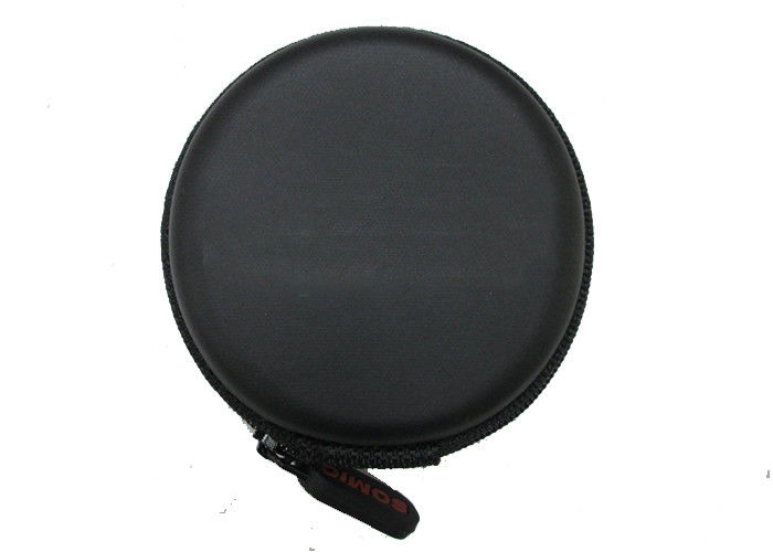 Round Hard Shell Headphone Case , Portable Headphone Case LT-V82004