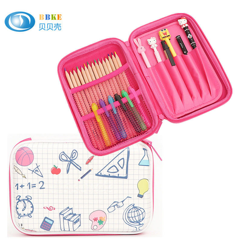 Cute Printing EVA Pencil Case For Your Children , Water Proof Custom Eva Case