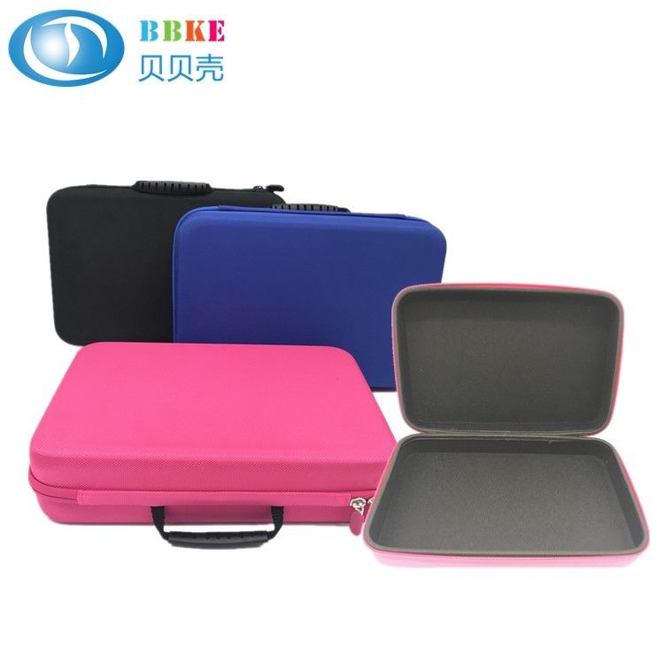 Splashproof Black Pink Blue Color Carrying Tool Case EVA Nylon Surface Material