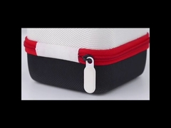 Zipper Closed EVA Watch Case For Storage  Faux Suede Lining