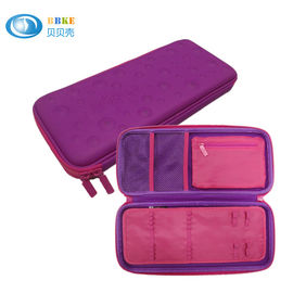 Customized Pink EVA  Pencil Case , Hard Case Pencil Case For School Kids