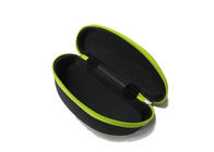 Portable Zip Glasses Case Black Color Shockproof  170*75*65MM , Custom EVA Case