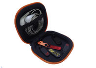 Shockproof  EVA Headphone Case With Separate Compartment Mesh Pocket