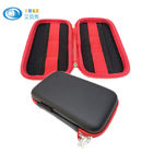 Health Essentials Oil Carrying EVA Tool Case Black With Red Interior , Custom Made