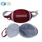 Red Customized Rugby Sports Eva Bag / American Football Bag Waterproof