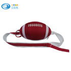 Red Customized Rugby Sports Eva Bag / American Football Bag Waterproof