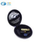 Headphone Headside Hard Eva Case MP3 Earphone Pocket Storage Bag With Mesh Black