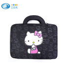 Black Cute Hello Kitty Laptop Protective Cover , Eva Carrying Case For Travelling