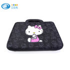 Black Cute Hello Kitty Laptop Protective Cover , Eva Carrying Case For Travelling