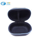 Black Portable Storage EVA Headphone Case , Water Proof Eva Earphone Case