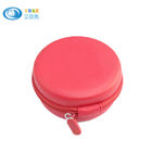 Custom Made Pink Color Mini Eva Earphone Case , IPod MP3 Headphone Hard Case