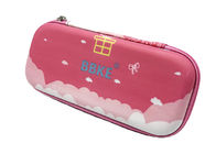 Pink Color Eva Pencil Case With Custom Printing And Color For School And Kids