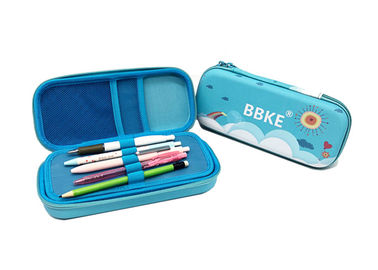 ECO - Friendly Promotion Hard Cover Pencil Case , Eva Zipper Case Custom Printed