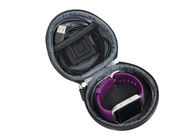 Men Portable Hard Watch Box With Zipper &amp; Soft Felted Interior
