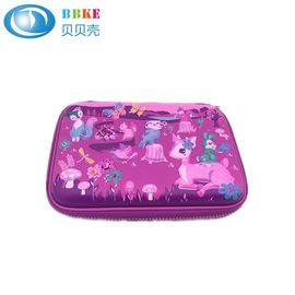 Custom Waterproof Colorful PU Leather EVA Pencil Case No Handle 220x150x40mm