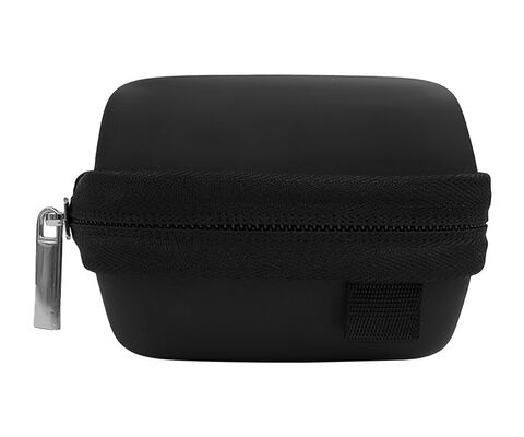 Waterproof Small Headphone Earbud Carrying Storage Pouch Black Eva Mini Earphone Charging Case With Zipper Custom