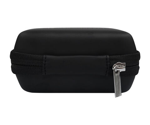 Waterproof Small Headphone Earbud Carrying Storage Pouch Black Eva Mini Earphone Charging Case With Zipper Custom
