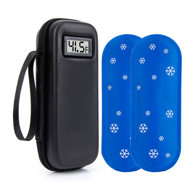 Portable Insulin Cooler Eva Travel Bag Diabetes Medication Cooling Bag, Eva Heat-Insulating Storage Box, Suitable For Insulin Pens, With 2 Ice Packs, Diabetes Supplies Carrying And Storage Set