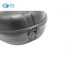Customizable Water Resistant EVA Headphone Case With Double Open Metal Zipper