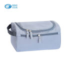 Blue Outdoor Cosmetics Storage Bag / Nylon Hard Shell EVA Carrying Case