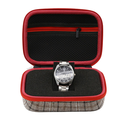 Dustproof EVA Watch Display Storage Case ODM With Zipper Closure
