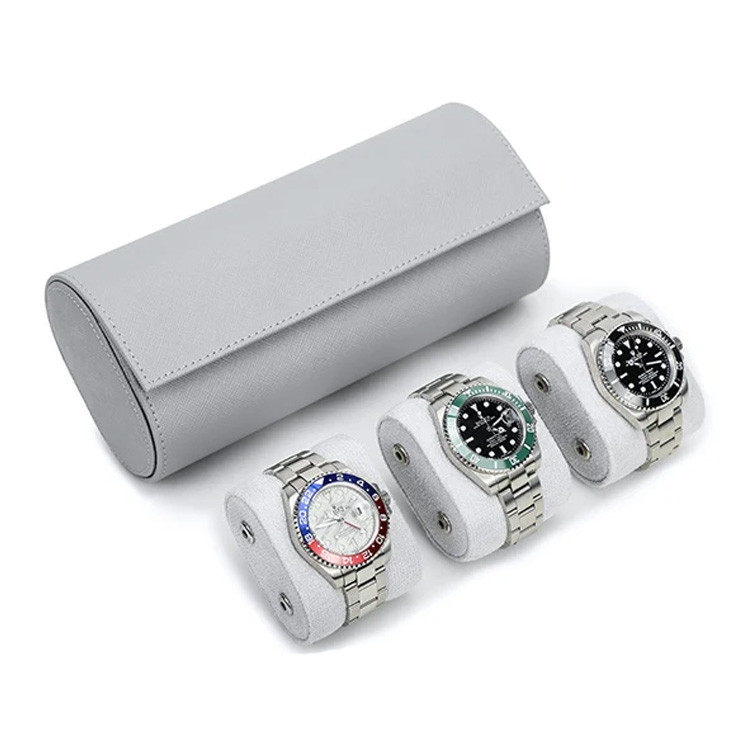 Travel Watch Case Leather Portable Luxury Watch Box Packaging Watch Roll Case