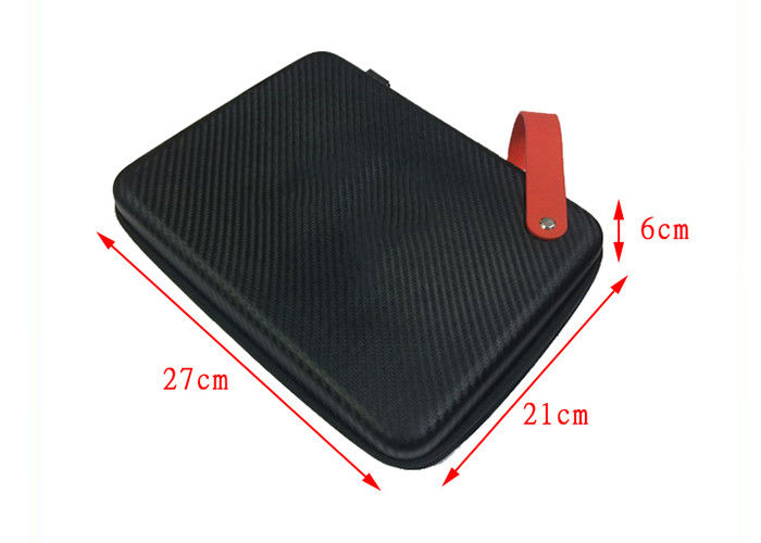 Small Size Lenovo Laptop Case Carbon Fiber PU Fabric with Handle 270*210*60mm