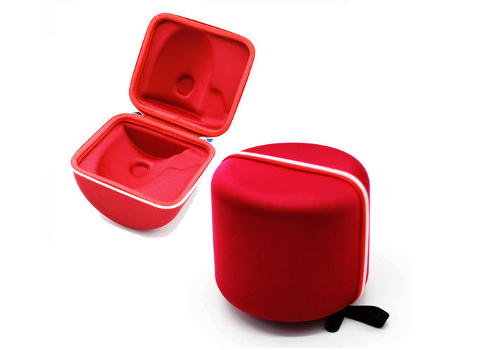 Red Hard Eva Foam Case For Essential Bottles And Glasses Cups