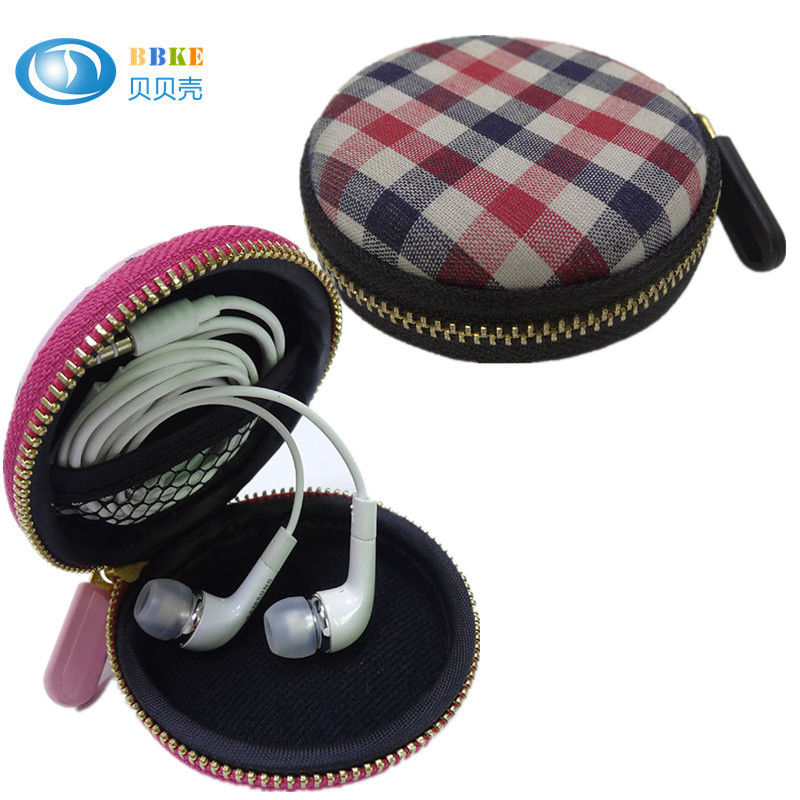 Eco Travelling EVA Headphone Case , Waterproof Mini Hard Earphone Case