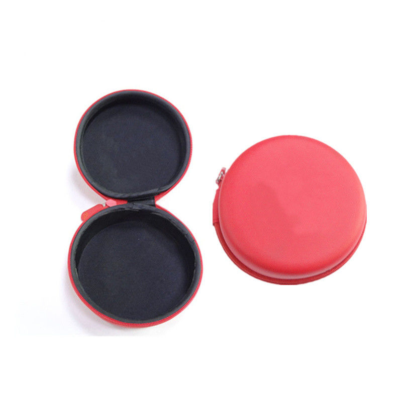 Custom Made Pink Color Mini Eva Earphone Case , IPod MP3 Headphone Hard Case