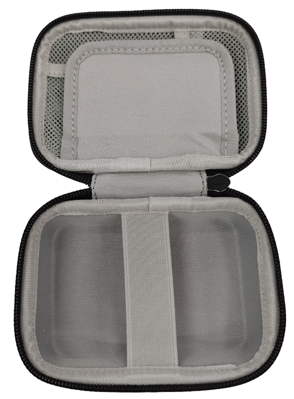 Waterproof Small Headphone Earbud Carrying Storage Pouch Black Eva Mini Earphone Charging Case With Zipper Custom