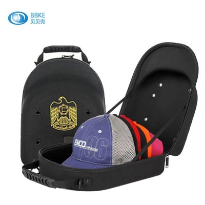 Protective Hat Carrier For Travel , 5mm EVA 75degrees Cap Storage Case